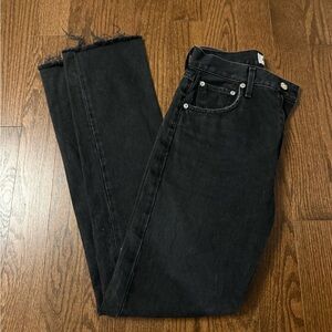 AGOLDE High rise Cheri Jean Size 25 Length 30” from Revolve